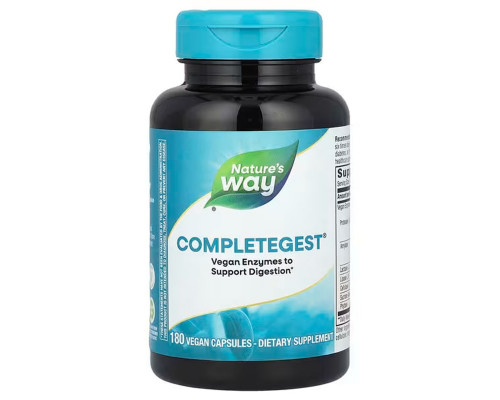 Ферменти для травлення, CompleteGest, Nature's Way, 180 капсул