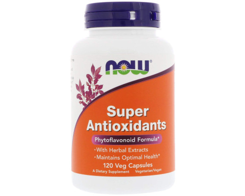 Антиоксиданти супер, Antioxidants, Now Foods, 120 вегетаріанських капсул