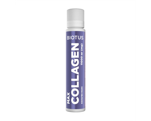 Колаген Макс, Collagen Max, Biotus, смак Лісові ягоди, 1 флакон (25 мл)