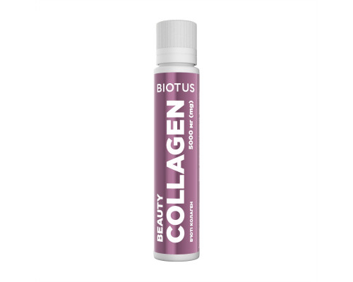 Б'юті колаген, Beauty Collagen, Biotus, 5000 мг, смак вишні, 1 флакон (25 мл)
