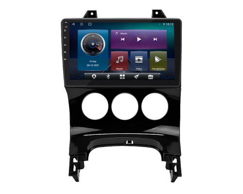 Штатная магнитола Lesko для Peugeot 3008 I 2009-2013 экран 9" 4/32Gb 4G Wi-Fi GPS Top
