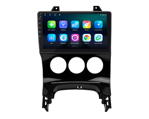 Штатная магнитола Lesko для Peugeot 3008 I 2009-2013 экран 9" 4/32Gb 4G Wi-Fi GPS Top