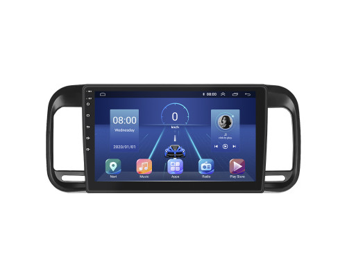 Штатная магнитола Lesko для Brilliance M2 (BS4) I 2006-2010 экран 9" 4/64Gb 4G Wi-Fi GPS Top