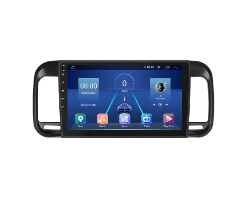 Штатная магнитола Lesko для Brilliance M2 (BS4) I Рестайлинг 2010-2012 экран 9" 6/128Gb 4G Wi-Fi GPS Top