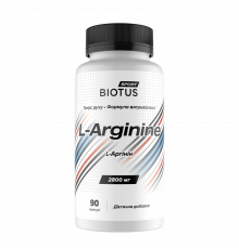 L-аргінін, L-Arginine, Biotus, 90 капсул