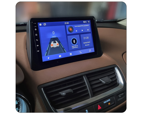 Штатная магнитола Lesko для Buick Encore I 2012-2016 экран 9" 2/32Gb 4G Wi-Fi GPS Top