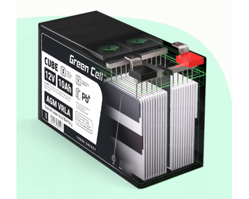 Акумулятор Green Cell AGM VRLA 12 V 120 Ah IP54 для фотоелектричних систем, яхт, човнів, сонячних панелей