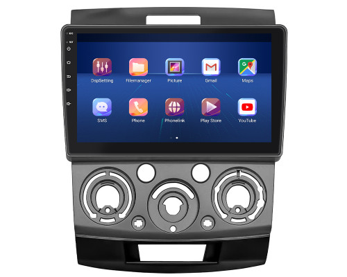 Штатная магнитола Lesko для Ford Everest II 2006-2009 экран 9" 4/64Gb 4G Wi-Fi GPS Top