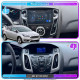 Штатная магнитола Lesko для Ford Focus III Рестайлинг 2014-2019 экран 9" 2/32Gb Wi-Fi GPS Base