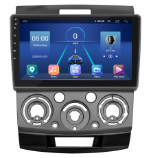 Штатная магнитола Lesko для Ford Ranger II 2006-2009 экран 9" 4/64Gb 4G Wi-Fi GPS Top