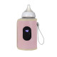 Портативный подогреватель N-022 для детской бутылочки USB цифровой дисплей Pink