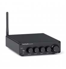 Підсилювач звуку Fosi Audio BT30D Pro black + блок живлення 32V. Bluetooth 5.0, 2x165W+350W