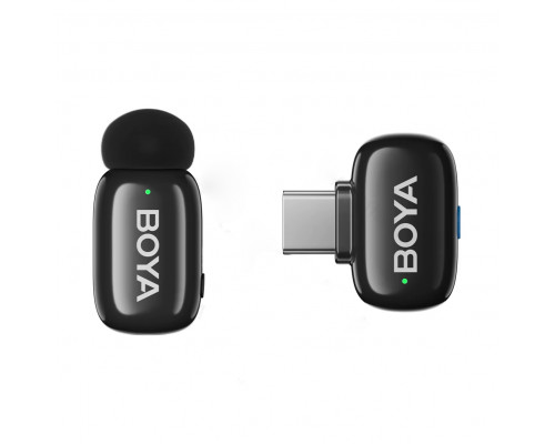 Мікрофон петличний бездротовий BOYA mini-17 (Type-C) black