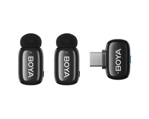 Мікрофон петличний бездротовий BOYA mini-23 (Type-C) black