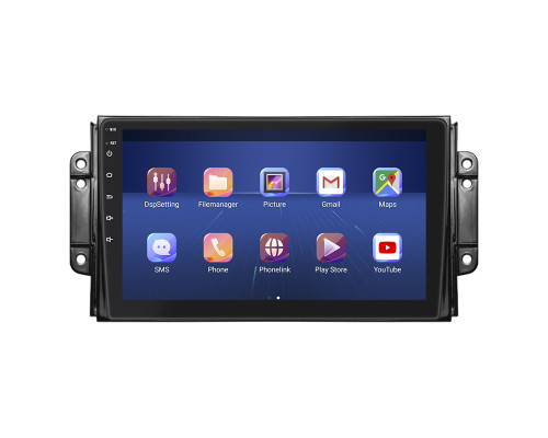 Штатная магнитола Lesko для Chery Tiggo 2 I 2016-2020 экран 9" 4/32Gb 4G Wi-Fi GPS Top