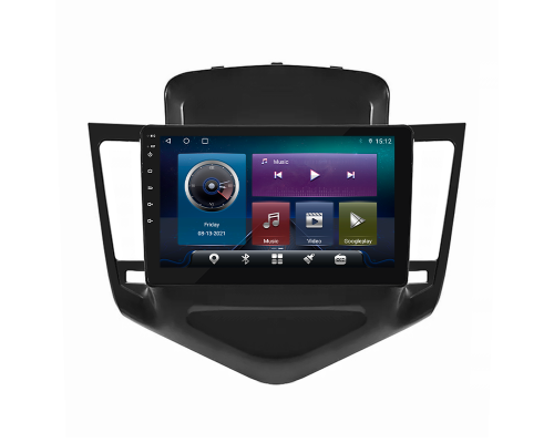 Штатная магнитола Lesko для Chevrolet Cruze I 2008-2012 экран 9" 4/32Gb 4G Wi-Fi GPS Top