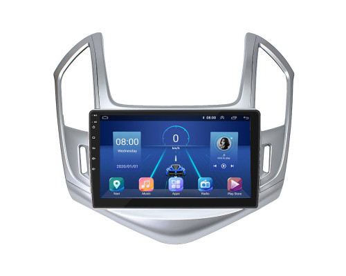 Штатная магнитола Lesko для Chevrolet Cruze I Рестайлинг 2012-2016 экран 9" 4/32Gb 4G Wi-Fi GPS Top