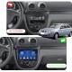 Штатная магнитола Lesko для Chevrolet Nubira  2003-2010 экран 9" 4/32Gb 4G Wi-Fi GPS Top
