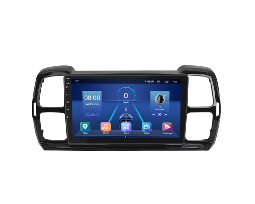 Штатная магнитола Lesko для Citroen C5 Aircross I 2018-н.в. экран 9" 4/32Gb 4G Wi-Fi GPS Top