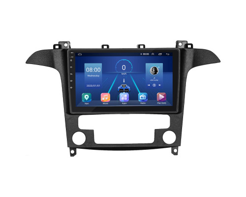 Штатная магнитола Lesko для Ford Galaxy II Рестайлинг 2010-2015 экран 9" 4/32Gb 4G Wi-Fi GPS Top