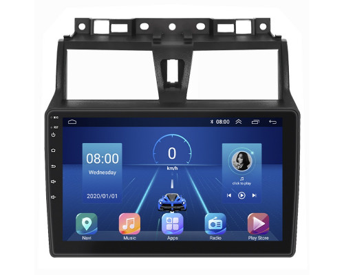 Штатная магнитола Lesko для Geely Emgrand EC7  2016-2018 экран 9" 4/32Gb 4G Wi-Fi GPS Top