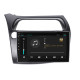 Штатная магнитола Lesko для Honda Civic Type R VIII Рестайлинг 2008-2011 экран 9" 4/32Gb 4G Wi-Fi GPS Top