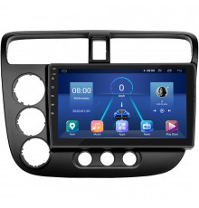 Штатная магнитола Lesko для Honda Civic VII 2000-2003 экран 9" 4/32Gb 4G Wi-Fi GPS Top