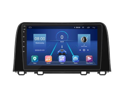 Штатная магнитола Lesko для Honda CR-V V 2016-2020 экран 9" 4/32Gb 4G Wi-Fi GPS Top