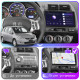 Штатная магнитола Lesko для Honda Fit I Manual AC 2001-2008 экран 9" 4/32Gb 4G Wi-Fi GPS Top