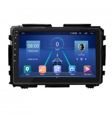 Штатная магнитола Lesko для Honda HR-V II 2013-2018 экран 9" 4/32Gb 4G Wi-Fi GPS Top
