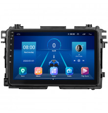 Штатная магнитола Lesko для Honda HR-V II Рестайлинг 2018-н.в. экран 9" 4/32Gb 4G Wi-Fi GPS Top