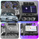 Штатная магнитола Lesko для Honda Jazz I Рестайлинг Manual AC 2005-2008 экран 9" 4/32Gb 4G Wi-Fi GPS Top
