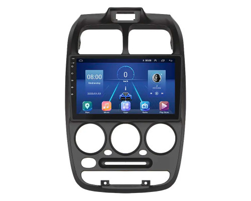 Штатная магнитола Lesko для Hyundai Accent II Рестайлинг 2002-2005 экран 9" 4/32Gb 4G Wi-Fi GPS Top