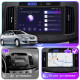 Штатная магнитола Lesko для Hyundai Avante IV 2006-2010 экран 9" 4/32Gb 4G Wi-Fi GPS Top