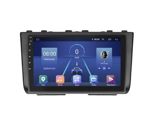 Штатная магнитола Lesko для Hyundai Creta II 2021-н.в. экран 9" 4/32Gb 4G Wi-Fi GPS Top
