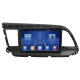 Штатная магнитола Lesko для Hyundai Elantra VI (AD) Рестайлинг ver 2 2018-2020 экран 9" 4/32Gb 4G Wi-Fi GPS Top