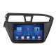 Штатная магнитола Lesko для Hyundai i20 II 2014-2018 экран 9" 4/32Gb 4G Wi-Fi GPS Top