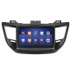 Штатная магнитола Lesko для Hyundai Tucson III 2015-2018 экран 9" 4/32Gb 4G Wi-Fi GPS Top