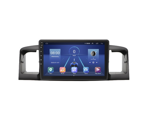 Штатная магнитола Lesko для BYD F3 I 2005-2013 экран 9" 6/128Gb 4G Wi-Fi GPS Top