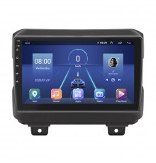 Штатная магнитола Lesko для Jeep Wrangler IV (JL) 2017-н.в. экран 9" 4/32Gb 4G Wi-Fi GPS Top