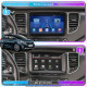 Штатная магнитола Lesko для Kia Carens III (RP) 2013-2019 экран 9" 4/32Gb 4G Wi-Fi GPS Top