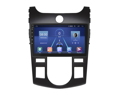 Штатная магнитола Lesko для Kia Forte I 2008-2013 экран 9" 4/32Gb 4G Wi-Fi GPS Top