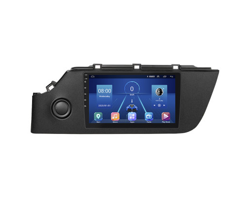 Штатная магнитола Lesko для Kia Rio IV Рестайлинг 2020-н.в. экран 9" 4/32Gb 4G Wi-Fi GPS Top