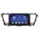 Штатная магнитола Lesko для Kia Sedona III 2014-2021 экран 9" 4/32Gb 4G Wi-Fi GPS Top