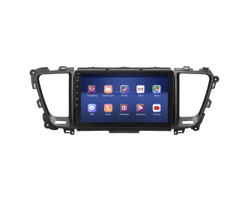 Штатная магнитола Lesko для Kia Sedona III 2014-2021 экран 9" 4/32Gb 4G Wi-Fi GPS Top