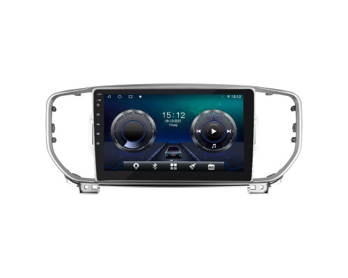 Штатная магнитола Lesko для Kia Sportage IV Рестайлинг 2018-н.в. экран 9" 4/32Gb 4G Wi-Fi GPS Top