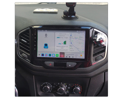 Штатная магнитола Lesko для LADA (ВАЗ) XRAY I 2015-н.в. экран 9" 4/32Gb 4G Wi-Fi GPS Top