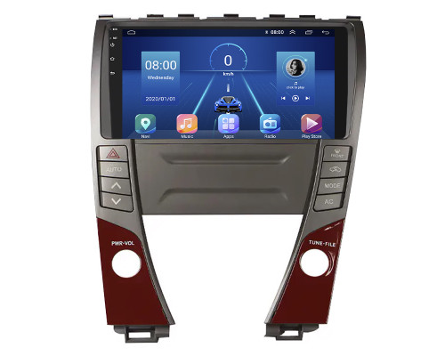 Штатная магнитола Lesko для Lexus ES V 2006-2009 экран 9" 4/32Gb 4G Wi-Fi GPS Top