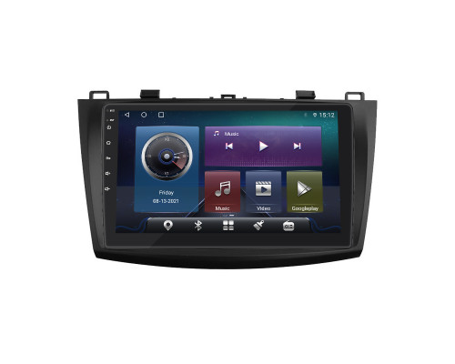 Штатная магнитола Lesko для Mazda 3 II (BL) 2008-2011 экран 9" 4/32Gb 4G Wi-Fi GPS Top
