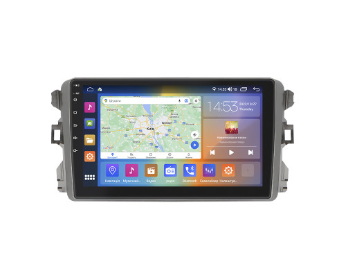 Штатная магнитола Lesko для BYD G3  2009-2014 экран 9" 2/32Gb CarPlay 4G Wi-Fi GPS Prime